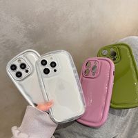 Fashion Solid Color Rubber   Phone Cases main image 4