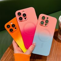 Ins Style Gradient Color Silica Gel   Phone Cases main image 1