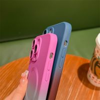Ins Style Gradient Color Silica Gel   Phone Cases main image 3
