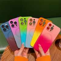 Ins Style Gradient Color Silica Gel   Phone Cases main image 5