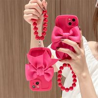 Casual Sweet Streetwear Solid Color Bow Knot   Phone Cases main image 3