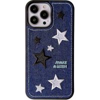 Retro Simple Style Star Denim   Phone Cases main image 6