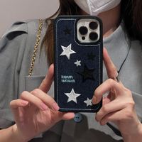 Retro Simple Style Star Denim   Phone Cases sku image 1