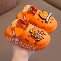 Kid's Casual Basic Cartoon Round Toe Crocs Slippers main image 4