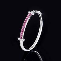Simple Style Square Copper Inlay Zircon Rings Bracelets main image 5