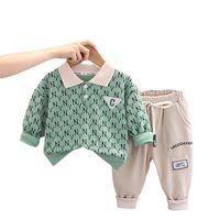 Streetwear Letter Cotton Boys Clothing Sets main image 6