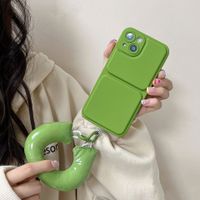 Simple Style Solid Color Inflatable Cotton Mobile Phone Chain main image 4