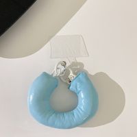 Simple Style Solid Color Inflatable Cotton Mobile Phone Chain sku image 3