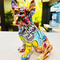 Cartoon Style Dog Synthetic Resin Ornaments Artificial Decorations main image 3