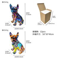 Cartoon Style Dog Synthetic Resin Ornaments Artificial Decorations main image 5