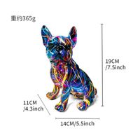 Cartoon Style Dog Synthetic Resin Ornaments Artificial Decorations sku image 6