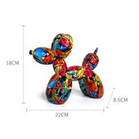 Cartoon Style Dog Synthetic Resin Ornaments Artificial Decorations sku image 3
