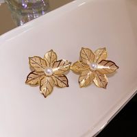 1 Pair Elegant Vintage Style Moon Flower Bow Knot Plating Alloy Drop Earrings sku image 25