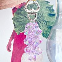 Cute Sweet Colorful Plastic Beaded Mobile Phone Chain sku image 1