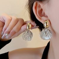 1 Pair Elegant Vintage Style Moon Flower Bow Knot Plating Alloy Drop Earrings sku image 31