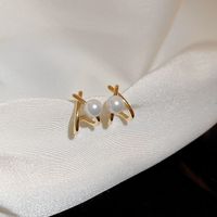 1 Pair Elegant Vintage Style Moon Flower Bow Knot Plating Alloy Drop Earrings sku image 28
