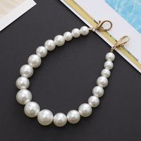 Sweet Solid Color Arylic Stoving Varnish Mobile Phone Chain sku image 11