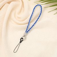 Simple Style Color Block Cotton Polyester Knitting Mobile Phone Chain sku image 1