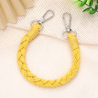 Simple Style Solid Color Cotton Polyester Knitting Mobile Phone Chain sku image 1
