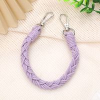 Simple Style Solid Color Cotton Polyester Knitting Mobile Phone Chain sku image 2