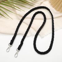 Simple Style Solid Color Cotton Polyester Knitting Bag Pendant Mobile Phone Chain sku image 6