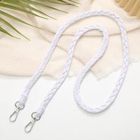 Simple Style Solid Color Cotton Polyester Knitting Bag Pendant Mobile Phone Chain sku image 8