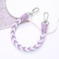 Simple Style Color Block Cotton Polyester Knitting Mobile Phone Chain sku image 1