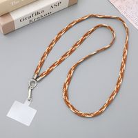 Simple Style Color Block Cotton Polyester Knitting Mobile Phone Chain sku image 2