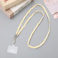 Simple Style Color Block Cotton Polyester Knitting Mobile Phone Chain sku image 5