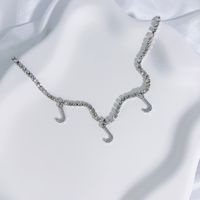 Vacation Simple Style Classic Style Letter Rhinestones Metal Copper Wholesale Waist Chain sku image 11