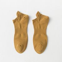 Men's Simple Style Solid Color Cotton Ankle Socks A Pair sku image 17