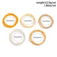 Simple Style Classic Style Round Seed Bead Beaded Women's Waist Chain Body Chain main image 3