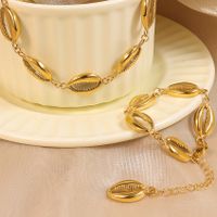 304 Stainless Steel Gold Plated Simple Style Classic Style Plating Constellation Bracelets Necklace main image 6