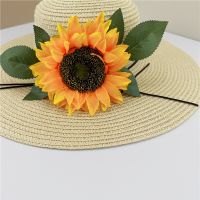 Women's Beach Sunflower Big Eaves Straw Hat main image 3