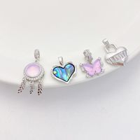 1 Piece Alloy Gold Plated Heart Shape Pendant main image 3