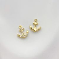 1 Piece Alloy Gold Plated Solid Color Pendant sku image 2