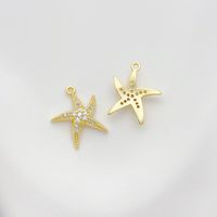 1 Piece Alloy Gold Plated Solid Color Pendant sku image 6