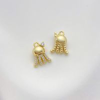 1 Piece Alloy Gold Plated Solid Color Pendant sku image 7