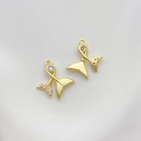 1 Piece Alloy Gold Plated Solid Color Pendant sku image 5