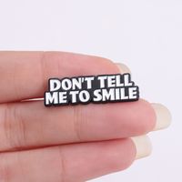 Simple Style Classic Style Letter Alloy Plating Unisex Brooches main image 7