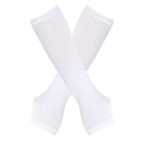 Women's Fashion Color Block Knitted Fabric Arm Sleeves sku image 45