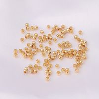 100 Pièces/Paquet 50 Pièces/Paquet Diamètre 6mm Trou 1~1.9mm Le Cuivre Rond Perles sku image 1