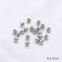 100 PCS/Package 50 PCS/Package Diameter 6 Mm Hole 1~1.9mm Copper Round Beads sku image 23