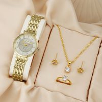 Casual Elegant Letter Single Folding Buckle Quartz Women's Watches main image 9