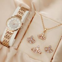 Casual Elegant Letter Single Folding Buckle Quartz Women's Watches main image 7