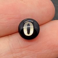 1 Pièce Diamètre 8mm Coquille Rond Numéro Perles sku image 1