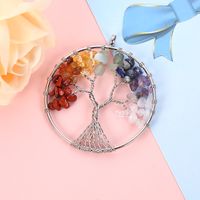 1 Piece 50mm Artificial Crystal Life Tree Pendant sku image 1