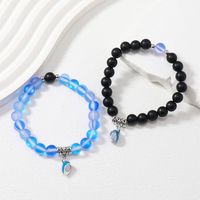 Sweet Heart Shape Glass Glass Luminous Couple Bracelets 1 Pair sku image 6