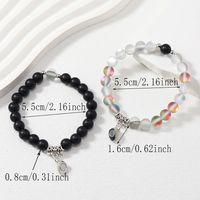 Sweet Heart Shape Glass Glass Luminous Couple Bracelets 1 Pair main image 2