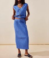 Daily Women's Streetwear Solid Color Wool Blend Polyester Polyacrylonitrile Fiber Skirt Sets Skirt Sets main image 2